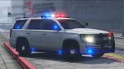 Chevrolet Tahoe Police Pursuit Vehicle 2015 for GTA 5 miniature 3