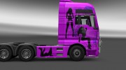 Скин Girls для MAN TGX для Euro Truck Simulator 2 миниатюра 5