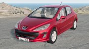 Peugeot 308 (T7) 2011 для BeamNG.Drive миниатюра 7