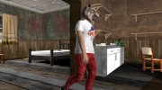Skin HD GTA V Online парень в маске волка para GTA San Andreas miniatura 4