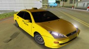 Ford Focus Taxi para GTA Vice City miniatura 1