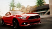 Ford Mustang GT 2015 Stock Tunable V1.0 для GTA San Andreas миниатюра 1