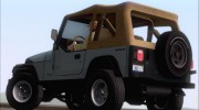 Jeep Wrangler для GTA San Andreas миниатюра 8