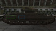 Контурные зоны пробития Conqueror для World Of Tanks миниатюра 5