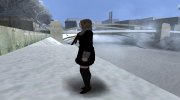 Christie in winter clothes para GTA San Andreas miniatura 3