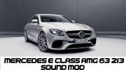 Mercedes E-Class AMG 63 213 Sound mod para GTA San Andreas miniatura 1