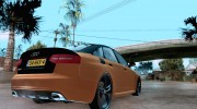 Audi RS6 Black Edition для GTA San Andreas миниатюра 4