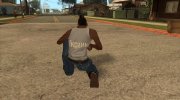 Белая майка — Украина для GTA San Andreas миниатюра 4