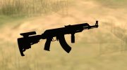 AK-47 Tactical with Anim для GTA San Andreas миниатюра 6