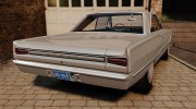 Dodge Coronet 1967 для GTA 4 миниатюра 3