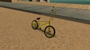 Yellow BMX для GTA San Andreas миниатюра 1