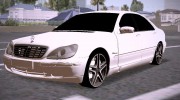 Mercedes-benz S600 AMG para GTA San Andreas miniatura 4
