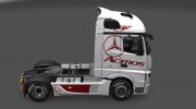 Скин ACTROS для Mercedes Actros 2014 para Euro Truck Simulator 2 miniatura 4