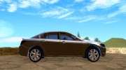 Honda Accord 2010 для GTA San Andreas миниатюра 5