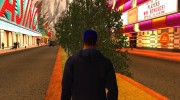 Кепка newyorkyankiys фиолетовая for GTA San Andreas miniature 3
