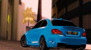 BMW 1M E82 для GTA San Andreas миниатюра 4