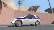 Mercedes-Benz ML Полиция ДПС for GTA San Andreas miniature 3