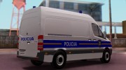 Mercedes Sprinter - Croatian Police Van para GTA San Andreas miniatura 5