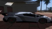 Lamborghinii Veneno SA Style для GTA San Andreas миниатюра 4