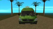Mercedes-Benz Sprinter Новости 55 канала для GTA San Andreas миниатюра 2