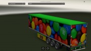 M&M’s cooliner trailer mod by BarbootX para Euro Truck Simulator 2 miniatura 4