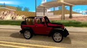 Jeep Wrangler 2012 for GTA San Andreas miniature 5