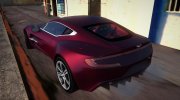 Aston Martin One-77 Red and Black для GTA San Andreas миниатюра 2