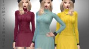 Welcome Autumn Dress para Sims 4 miniatura 1