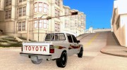 Toyota Hilux 2004 GLX для GTA San Andreas миниатюра 4