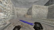 Bayonet Automatic Blue para Counter Strike 1.6 miniatura 2