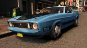 Ford Mustang Mach 1 1973 v2 for GTA 4 miniature 1