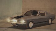 Ford Mustang Shelby GT500 Eleanor 1967 для GTA San Andreas миниатюра 1