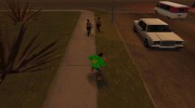 Зелёная кофта para GTA San Andreas miniatura 3