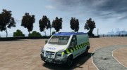 Ford Transit Polish Police para GTA 4 miniatura 1