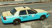 Undercover Ford CVPI  LA Taxi  for GTA 5 miniature 4