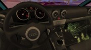 Audi TT 8N для GTA San Andreas миниатюра 5