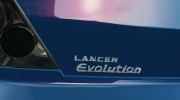 Mitsubishi Lancer Evolution 8 v2.0 для GTA 4 миниатюра 8