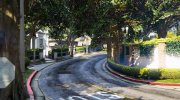 Rockford Hills more Trees and Street Lamps для GTA 5 миниатюра 5