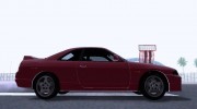 Nissan Skyline GTS25T (R33) для GTA San Andreas миниатюра 4