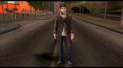 Aiden Pearce from Watch Dogs v12 для GTA San Andreas миниатюра 1
