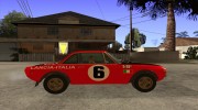 Lancia Fulvia Rally for GTA San Andreas miniature 5