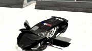 Bugatti Divo 2019 Police Prototype для GTA San Andreas миниатюра 4