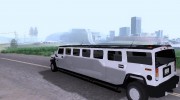 Hummer H2 Limo для GTA San Andreas миниатюра 2