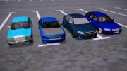 Новые цвета раскраски автомобилей для GTA San Andreas миниатюра 3