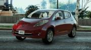 Nissan Leaf 2011 для GTA 5 миниатюра 2