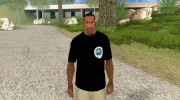Черная футболка TAEKWON-DO ITF for GTA San Andreas miniature 1