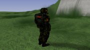 Член группировки Комсомол в бронекостюме «Булат» из S.T.A.L.K.E.R для GTA San Andreas миниатюра 5