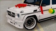 Mercedes Benz G65 Hamann Tuning Wedding Version for GTA San Andreas miniature 5