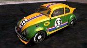 GTA V BF Weevil Herbie: Fully Loaded для GTA San Andreas миниатюра 3