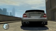 Mercedes-Benz C63 AMG для GTA 4 миниатюра 8